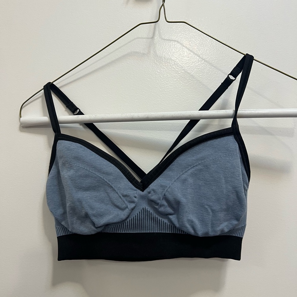 Lulu Townsend Black/Blue Sports Bra